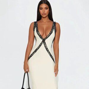 Reina Backless Bandage Maxi Dress